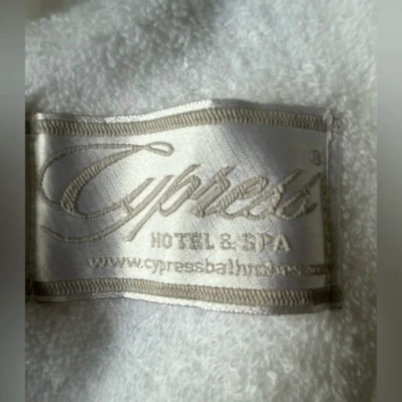 CYPRESS Hotel and Spa Cotton Bath Robe
